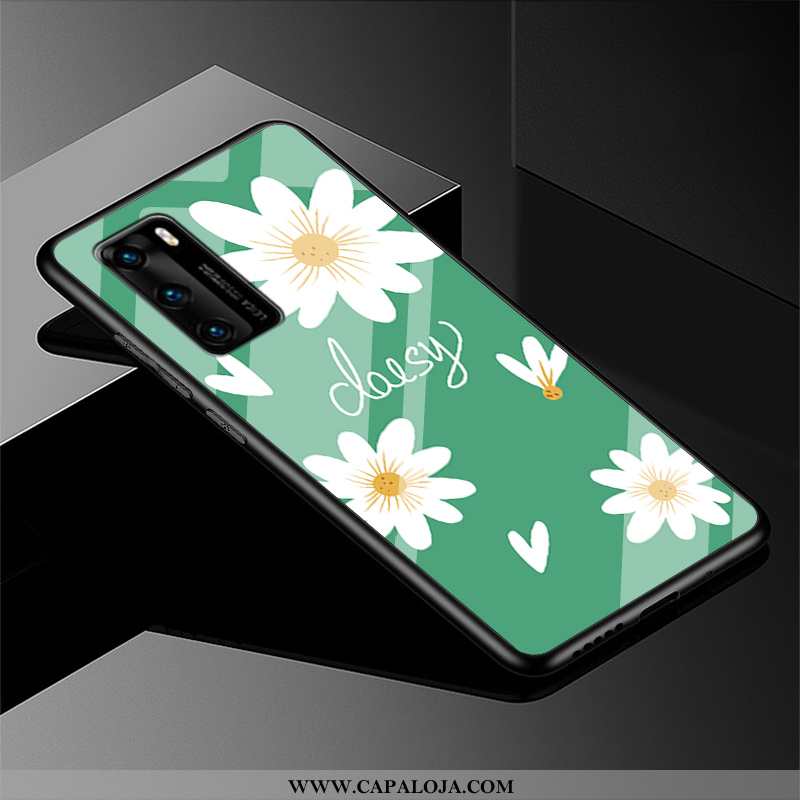 Capa Huawei P40 Protetoras Verde Capas Antiqueda, Huawei P40 Silicone Promoção