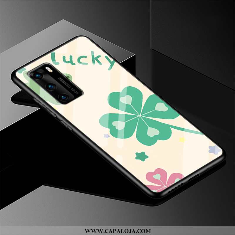 Capa Huawei P40 Protetoras Verde Capas Antiqueda, Huawei P40 Silicone Promoção