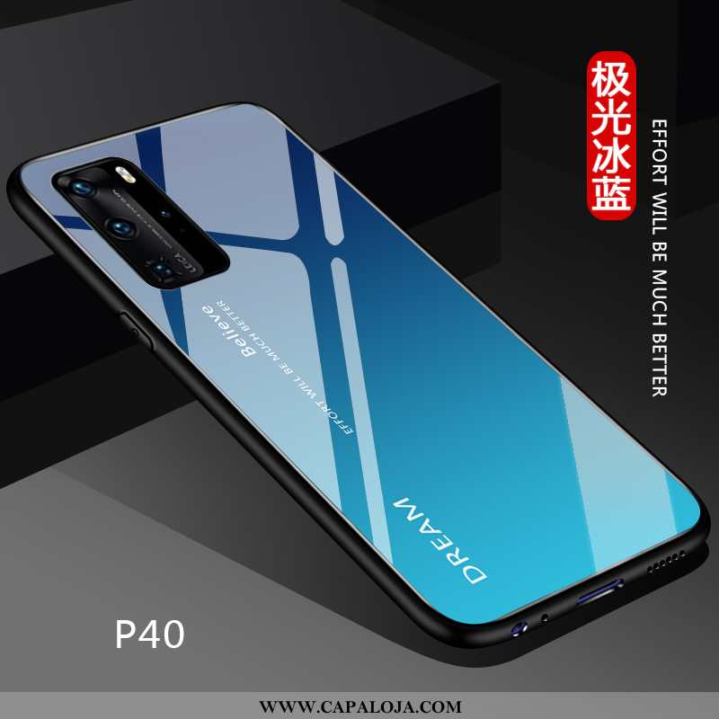 Capa Huawei P40 Super Soft Vidro Masculino Preto, Capas Huawei P40 Protetoras Online