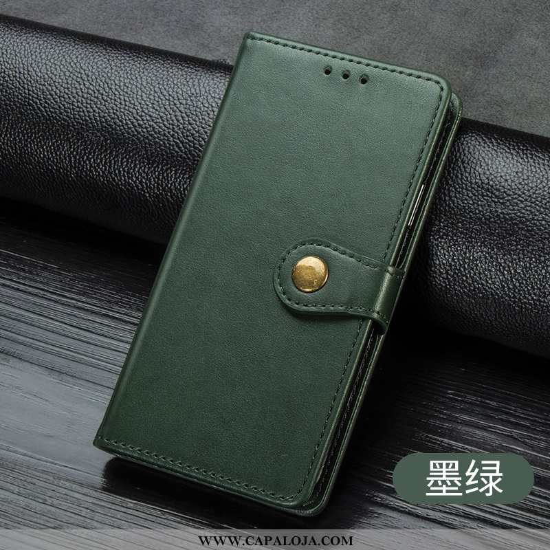 Capa Huawei Y5 2020 Couro Completa Antiqueda 2020 Verde Militar, Capas Huawei Y5 2020 Carteira Barat