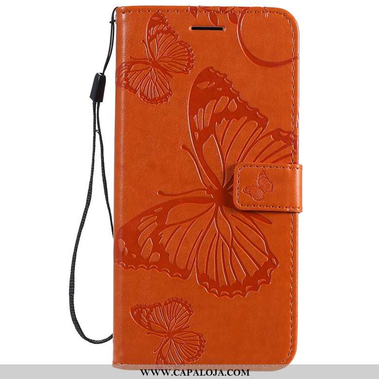 Capa Huawei Y5p Couro Capas Cordao Laranja, Huawei Y5p Tendencia Barato