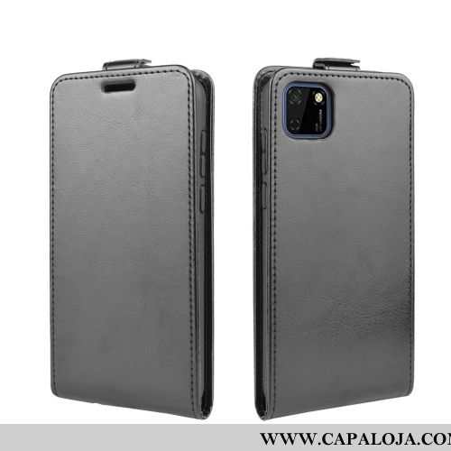 Capa Huawei Y5p Couro Capas Cover Business Preto, Huawei Y5p Protetoras Promoção