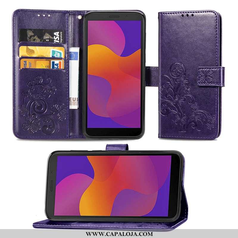 Capa Huawei Y5p Couro Cover Completa Antiqueda, Capas Huawei Y5p Rosa Barato