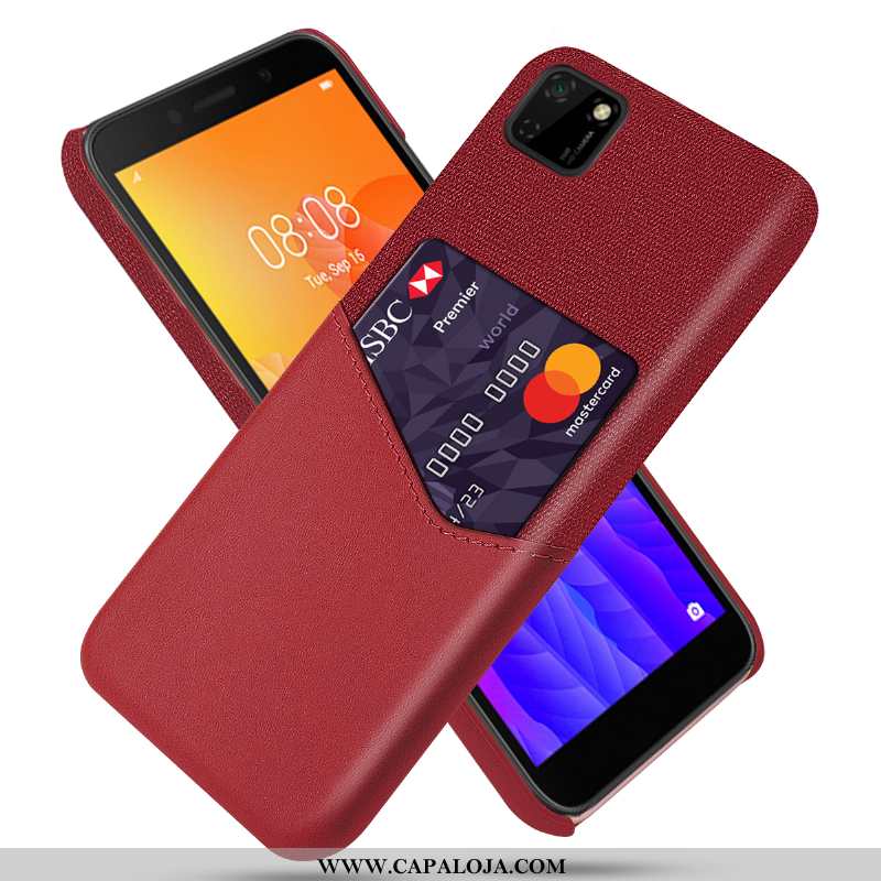 Capa Huawei Y5p Protetoras Capas Antiqueda Cases Vermelho, Huawei Y5p Couro Baratos