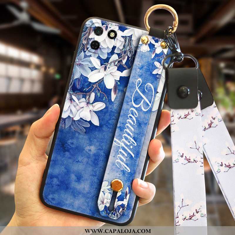 Capa Huawei Y5p Protetoras Capas Personalizado Simples Azul, Huawei Y5p Silicone Online