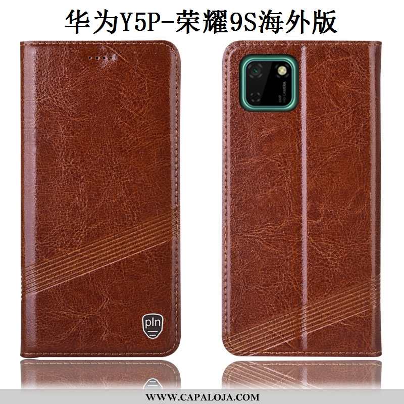 Capa Huawei Y5p Protetoras Cases Cover Telemóvel Castanho, Capas Huawei Y5p Couro Legitimo Comprar