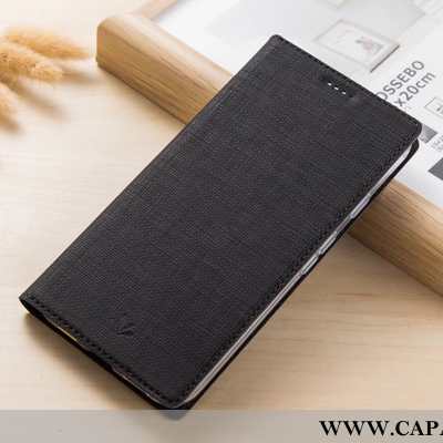 Capa Huawei Y6 2020 Couro Cases Azul Tecido, Capas Huawei Y6 2020 Protetoras Promoção