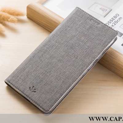 Capa Huawei Y6 2020 Couro Cases Azul Tecido, Capas Huawei Y6 2020 Protetoras Promoção