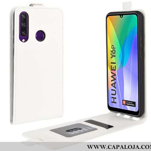 Capa Huawei Y6p Carteira Capas Telemóvel Vermelha Vermelho, Huawei Y6p Couro Barato