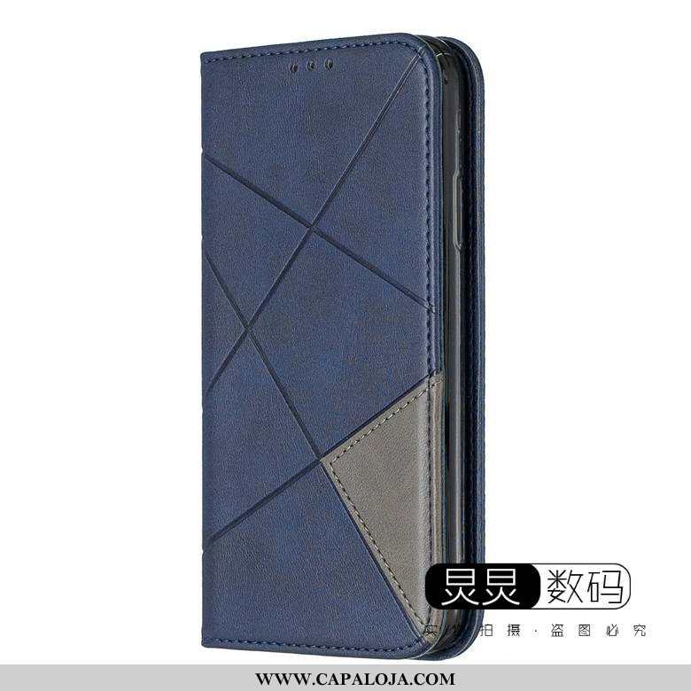 Capa Huawei Y6p Couro Antiqueda Cover Telemóvel Cinza, Capas Huawei Y6p Protetoras Venda