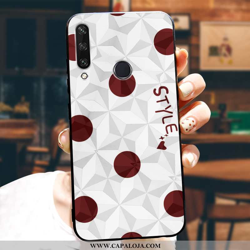 Capa Huawei Y6p Protetoras Cases Desenho Animado Customizadas Vermelho, Capas Huawei Y6p Silicone Co