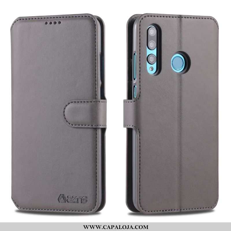 Capa Huawei Y6p Silicone Protetoras Couro Marrom Castanho, Capas Huawei Y6p Carteira Baratas