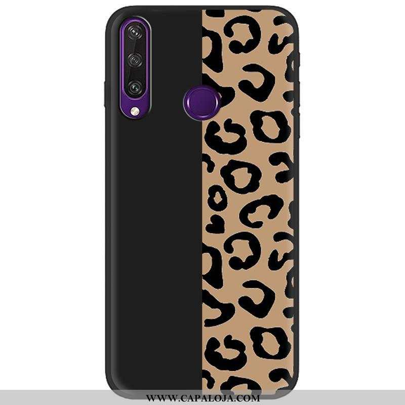 Capa Huawei Y6p Soft Pintado Rosa Preto, Capas Huawei Y6p Protetoras Online