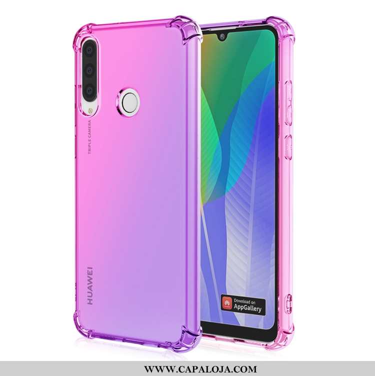 Capa Huawei Y6p Soft Roxa Airbag Antiqueda Roxo, Capas Huawei Y6p Personalizada Barato