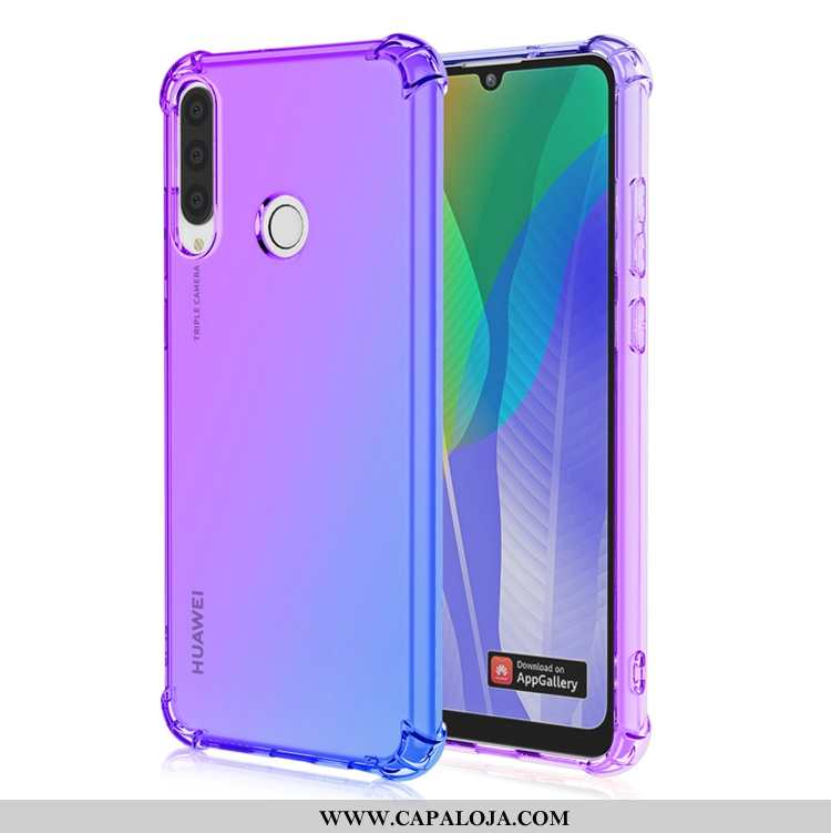 Capa Huawei Y6p Soft Roxa Airbag Antiqueda Roxo, Capas Huawei Y6p Personalizada Barato