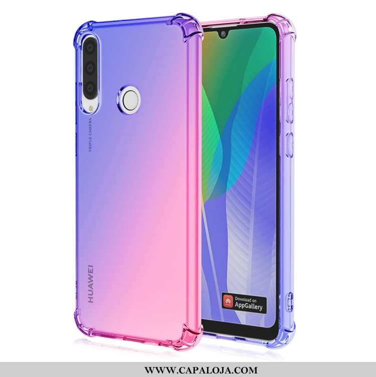 Capa Huawei Y6p Soft Roxa Airbag Antiqueda Roxo, Capas Huawei Y6p Personalizada Barato