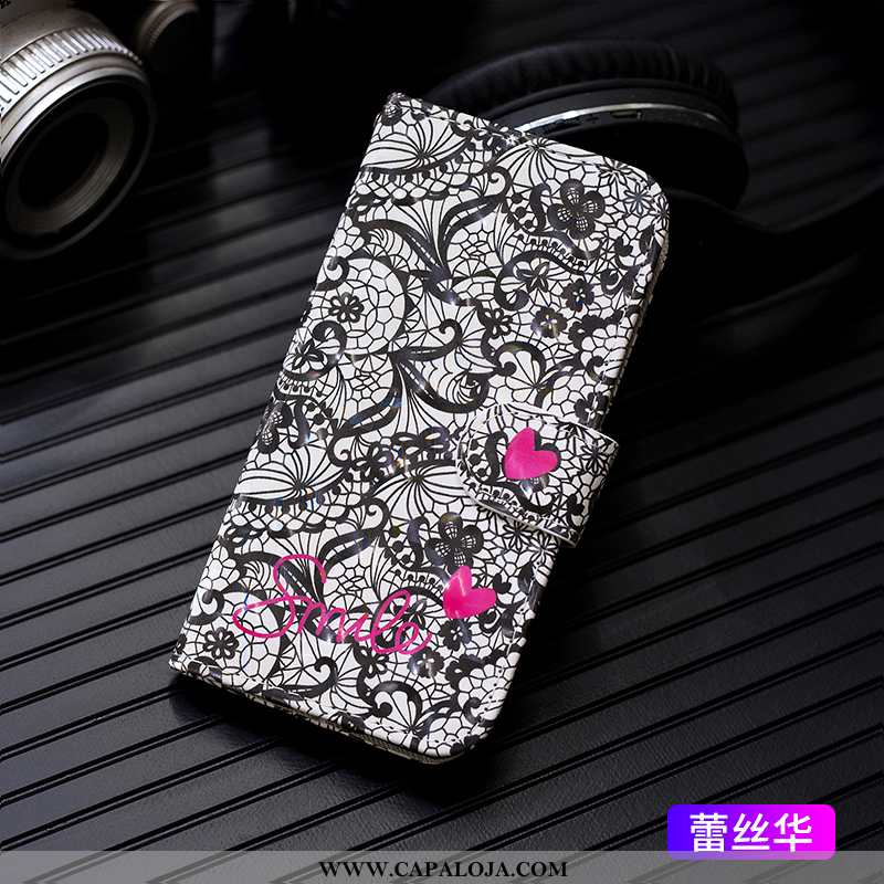 Capa Huawei Y7 2020 Couro Antiqueda 2020 Capas Rosa, Huawei Y7 2020 Desenho Animado Baratas