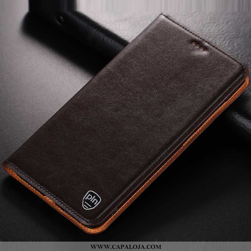 Capa Lg G6 Couro Legitimo Capas Completa Antiqueda Castanho, Lg G6 Couro Barato