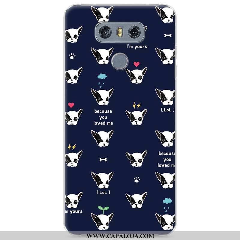 Capa Lg G6 Desenho Animado Antiqueda Capas Telemóvel Azul Escuro, Lg G6 Tendencia Venda