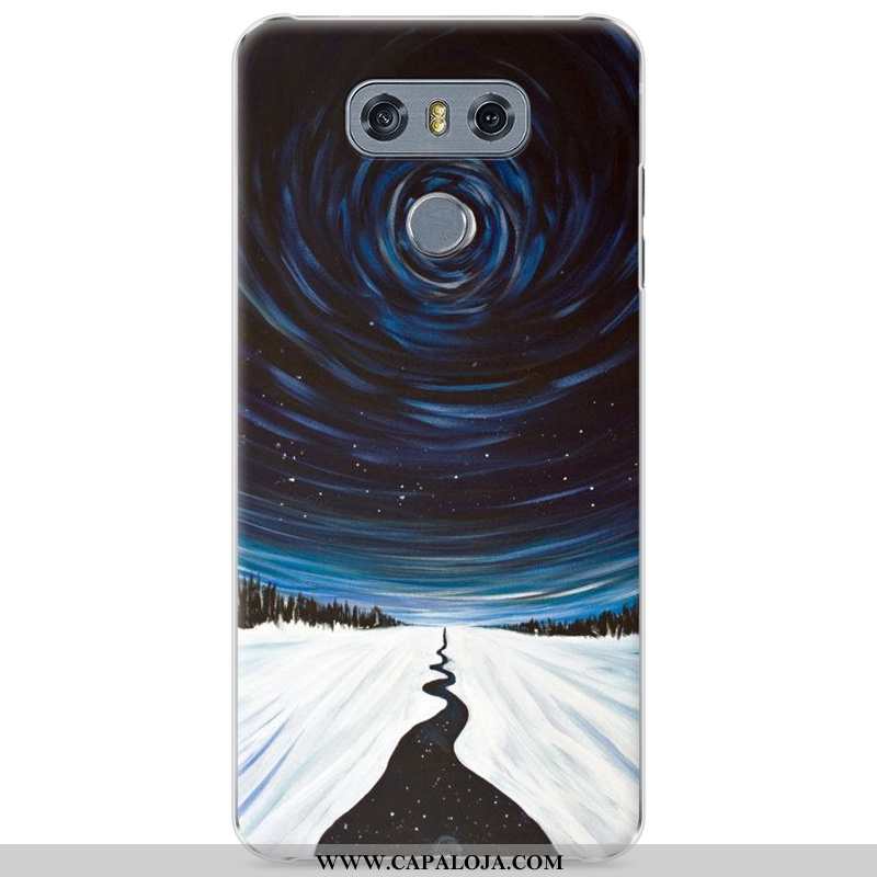 Capa Lg G6 Desenho Animado Antiqueda Capas Telemóvel Azul Escuro, Lg G6 Tendencia Venda