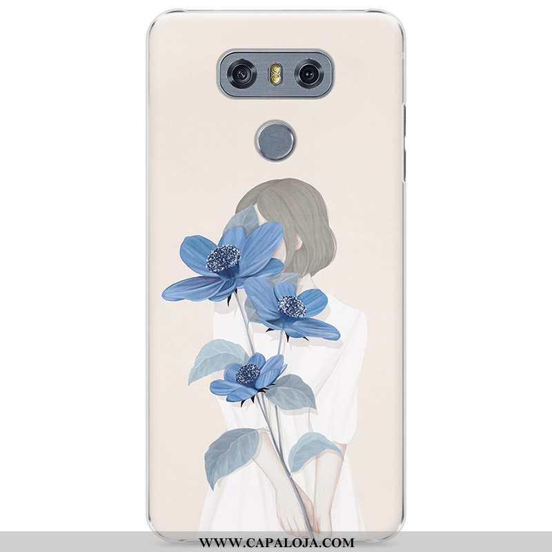 Capa Lg G6 Protetoras Pintado Cases Feminino Azul, Capas Lg G6 Antiqueda Barato