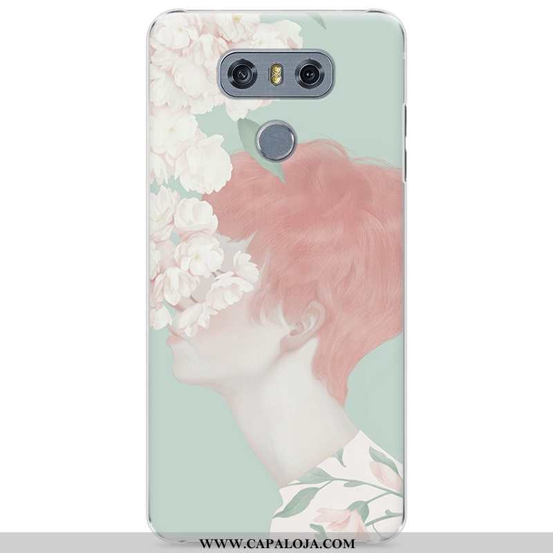 Capa Lg G6 Protetoras Pintado Cases Feminino Azul, Capas Lg G6 Antiqueda Barato