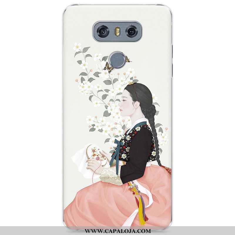 Capa Lg G6 Protetoras Pintado Cases Feminino Azul, Capas Lg G6 Antiqueda Barato