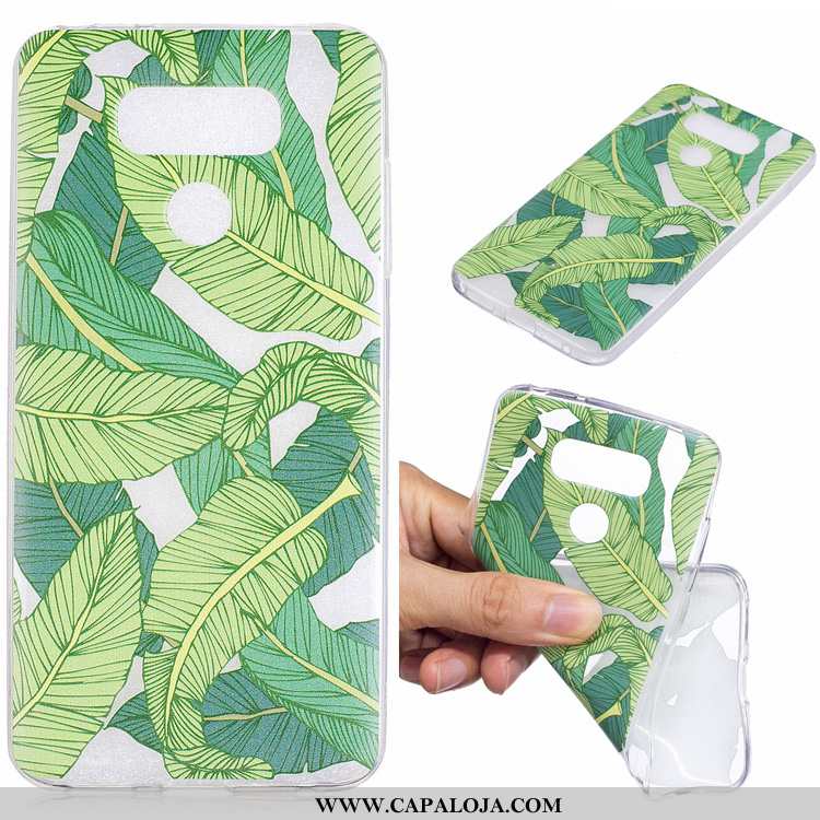 Capa Lg G6 Silicone Tendencia Feminino Telemóvel Verde, Capas Lg G6 Desenho Animado Barato