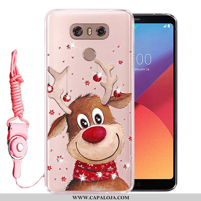 Capa Lg G6 Strass Capas Silicone Protetoras Rosa, Lg G6 Soft Baratas