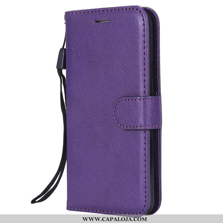 Capa Lg G7 Thinq Couro Cases Roxa Lisas Roxo, Capas Lg G7 Thinq Protetoras Comprar