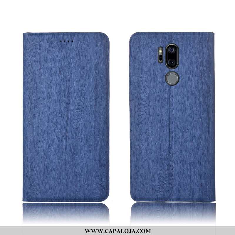 Capa Lg G7 Thinq Couro Cover Cases Nova Castanho, Capas Lg G7 Thinq Soft Barato