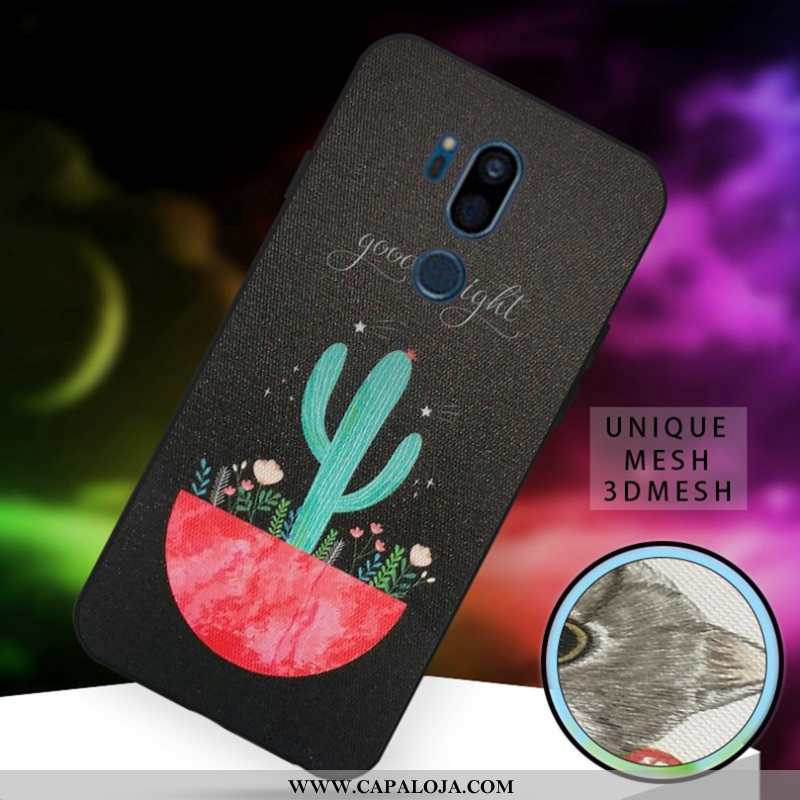 Capa Lg G7 Thinq Desenho Animado Costume Soft Telemóvel Branco, Capas Lg G7 Thinq Fofas Venda