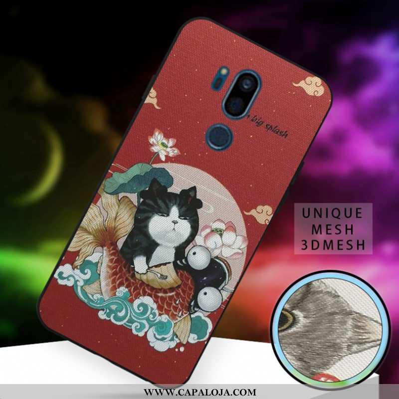 Capa Lg G7 Thinq Desenho Animado Costume Soft Telemóvel Branco, Capas Lg G7 Thinq Fofas Venda