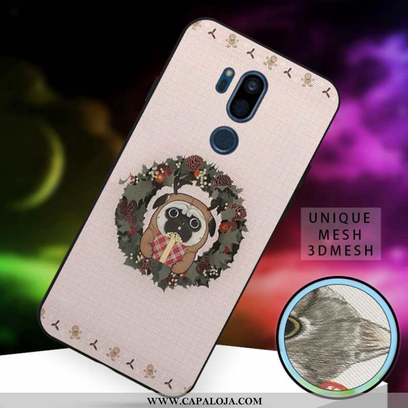 Capa Lg G7 Thinq Desenho Animado Costume Soft Telemóvel Branco, Capas Lg G7 Thinq Fofas Venda