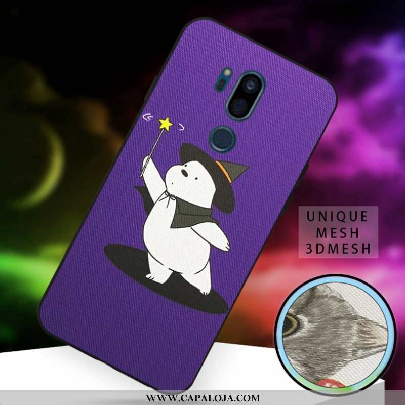 Capa Lg G7 Thinq Desenho Animado Costume Soft Telemóvel Branco, Capas Lg G7 Thinq Fofas Venda