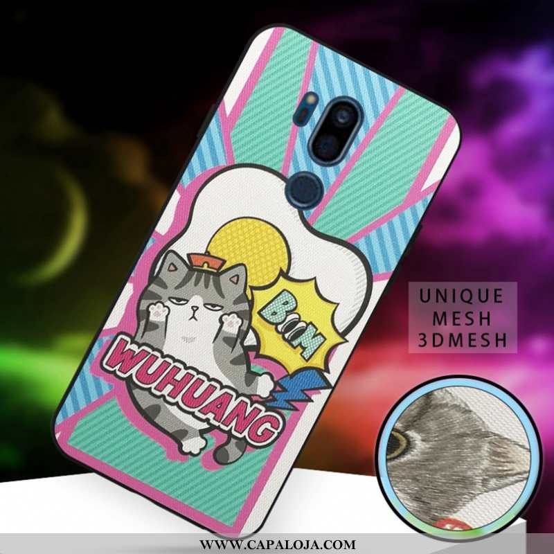 Capa Lg G7 Thinq Desenho Animado Costume Soft Telemóvel Branco, Capas Lg G7 Thinq Fofas Venda