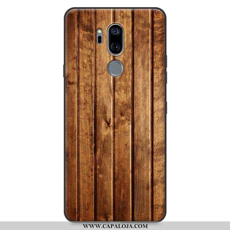 Capa Lg G7 Thinq Madeira Cases Masculino Feminino Caqui, Capas Lg G7 Thinq Soft Baratas