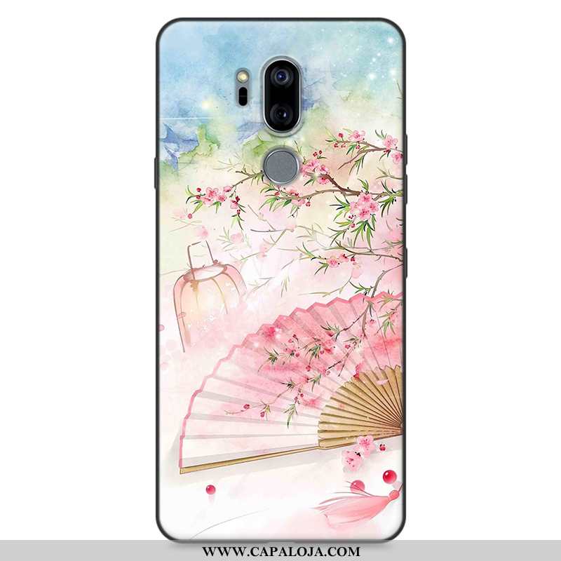 Capa Lg G7 Thinq Personalizada Masculino Telemóvel Midi Rosa, Capas Lg G7 Thinq Soft Baratas