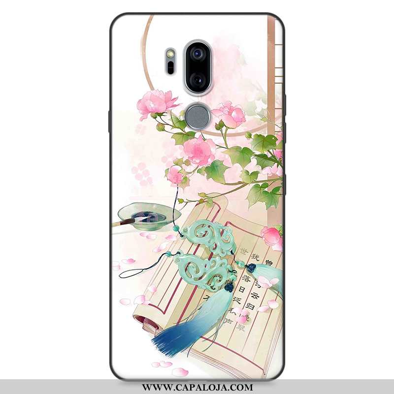 Capa Lg G7 Thinq Personalizada Masculino Telemóvel Midi Rosa, Capas Lg G7 Thinq Soft Baratas