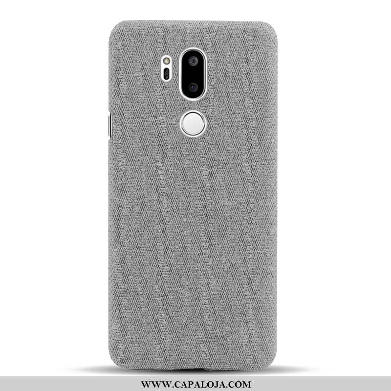 Capa Lg G7 Thinq Protetoras Capas Cases Tecido, Lg G7 Thinq Cinza Baratos