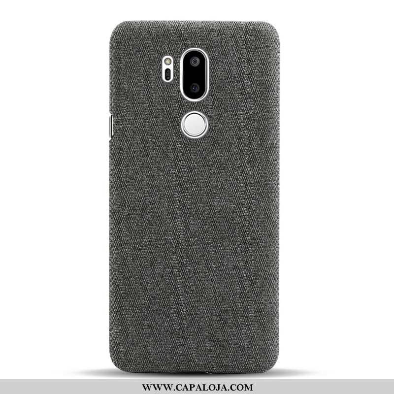 Capa Lg G7 Thinq Protetoras Capas Cases Tecido, Lg G7 Thinq Cinza Baratos