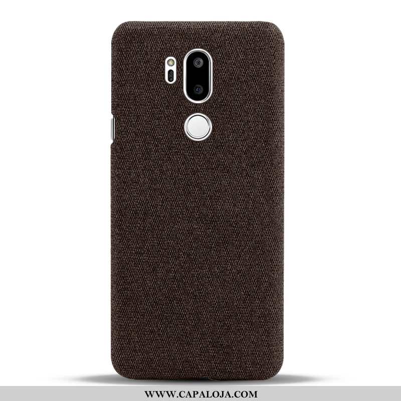 Capa Lg G7 Thinq Protetoras Capas Cases Tecido, Lg G7 Thinq Cinza Baratos