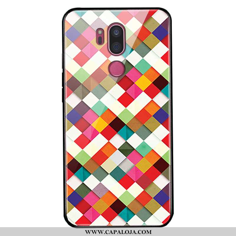 Capa Lg G7 Thinq Protetoras Telemóvel Vermelha Tendencia Vermelho, Capas Lg G7 Thinq Silicone Barata