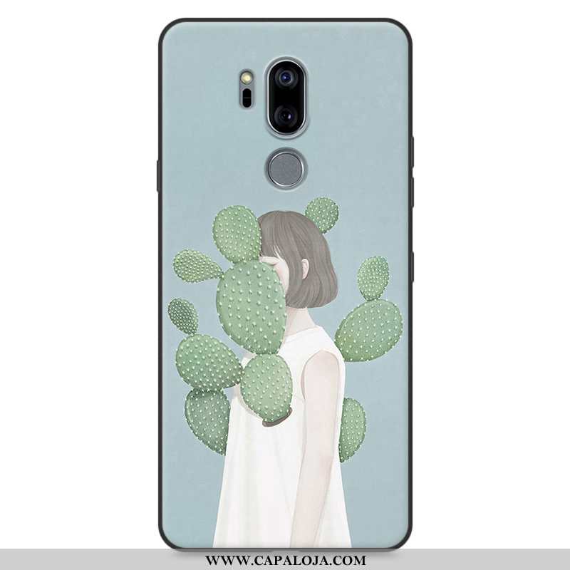 Capa Lg G7 Thinq Silicone Capas Antiqueda Masculino Vermelho, Lg G7 Thinq Tendencia Online