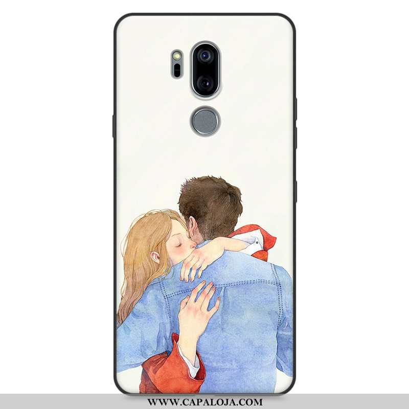 Capa Lg G7 Thinq Silicone Capas Antiqueda Masculino Vermelho, Lg G7 Thinq Tendencia Online