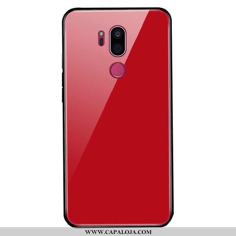 Capa Lg G7 Thinq Tendencia Vermelha Casal Vidro Vermelho, Capas Lg G7 Thinq Soft Online