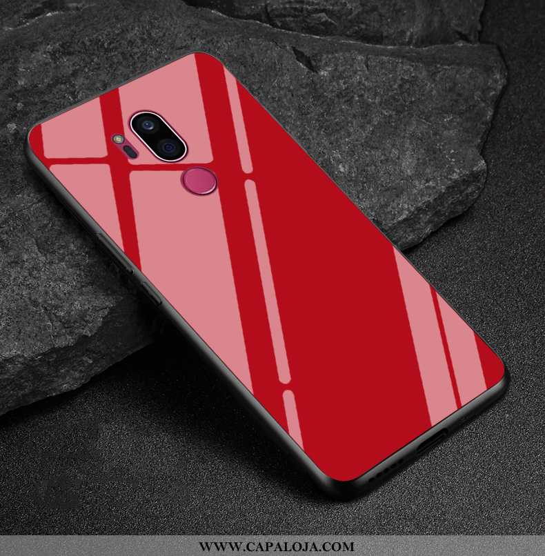 Capa Lg G7 Thinq Tendencia Vermelha Casal Vidro Vermelho, Capas Lg G7 Thinq Soft Online