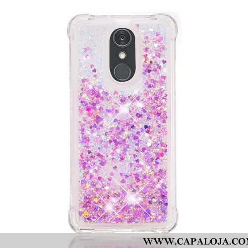 Capa Lg Q Stylus Soft Pu Roxa Telemóvel Roxo, Capas Lg Q Stylus Desenho Animado Venda