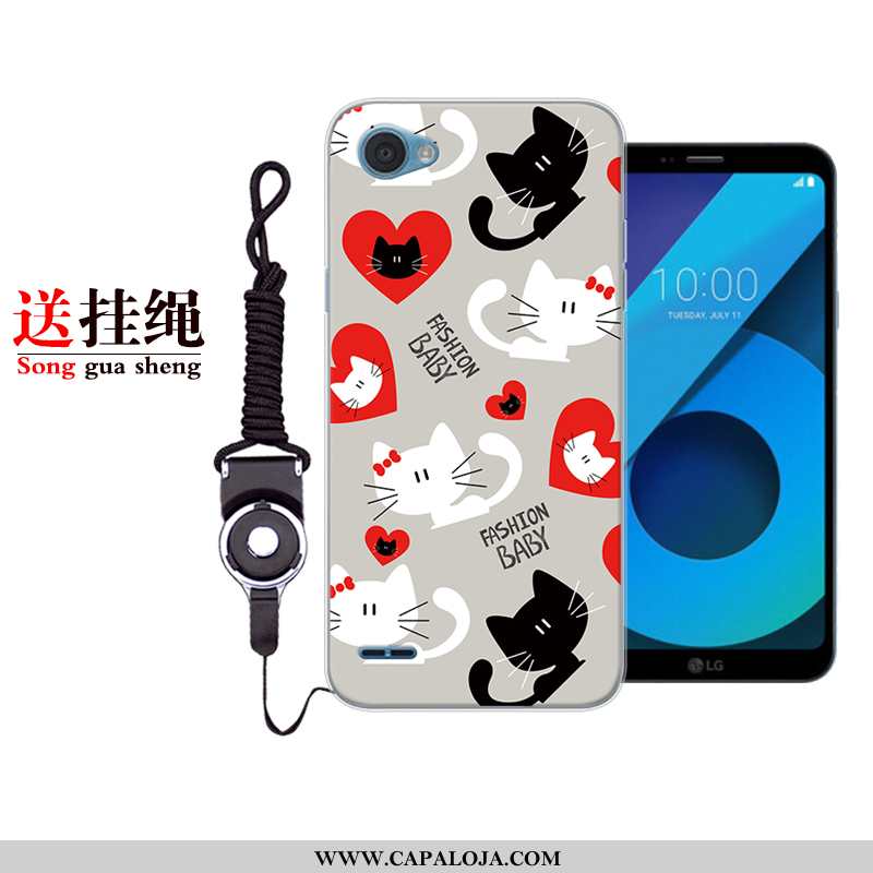 Capa Lg Q6 Silicone Soft Antiqueda Masculino Azul Escuro, Capas Lg Q6 Personalizada Promoção