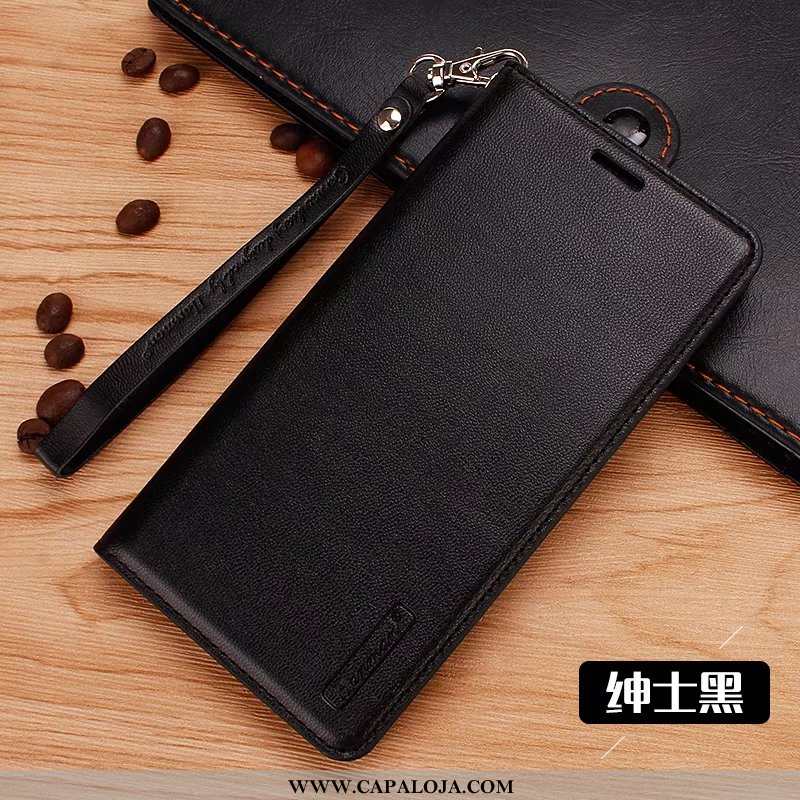 Capa Lg Q7 Couro Preto Cases Telemóvel, Capas Lg Q7 Soft Baratos